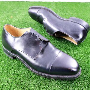 Johnston & Murphy Shoes Mens Size 9.5 Leather Cap Toe Oxford Dress Formal USA